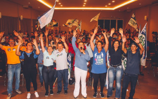 Kátia Abreu durante reunião com Policiais Civis 