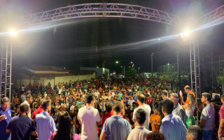 Comício em Tocantinópolis reuniu moradores, vários prefeitos, lideranças do município e de outras cidades da região do Bico.