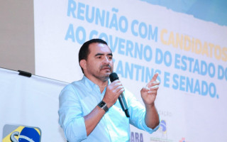 Wanderlei Barbosa durante sabatina em Araguaína 