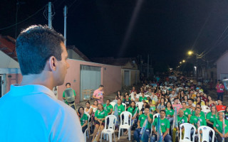 O candidato ressaltou ainda que está animado e confiante com o resultado das urnas.