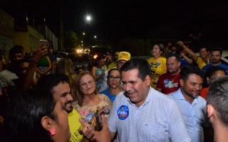 Marcus Marcelo comemorando a vitória 