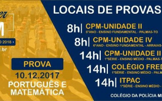 Locais de prova