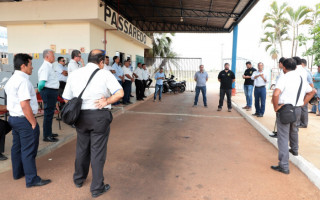  Prefeito de Araguaína, Wagner Rodrigues, se reuniu com os colaboradores da Viação Passaredo. 