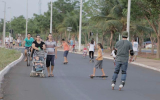 O Projeto Lazer na Rua já se tornou tradicional para a família araguainense aos sábados e domingos