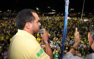 Durante evento em Palmas, Wanderlei reforçou apoio à reeleição do presidente Jair Bolsonaro.