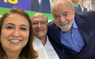 Kátia Abreu, Geraldo Alckmin e Lula.
