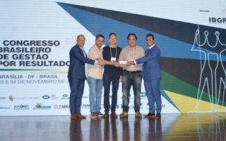 Premiação foi realizada durante 1º Congresso Brasileiro de Gestão por Resultados, em Brasília, no último dia 4, e foi recebida pela equipe da Secretaria da Fazenda de Araguaína
