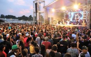 A Via Lago foi palco para mais de 10 bandas nacionais e regionais