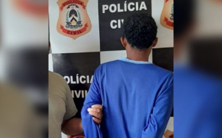 Jovem foi preso em cumprimento a mandado de prisão preventiva. 