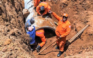 Bombeiros resgatam trabalhadores em obra na zona rural de Porto Nacional