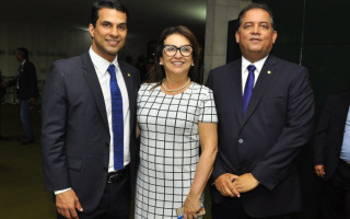 Senadores pelo Tocantins: Irajá Abreu, Kátia Abreu e Eduardo Gomes 