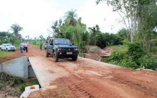 Ponte entregue pelo prefeito Wagner Rodrigues 