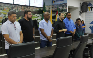 Presidente Marcos Duarte recebe imprensa durante café da manhã na Câmara de Araguaína