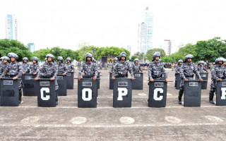 Wanderlei Barbosa colocou pelotão de choque de 30 homens da Polícia Militar à disposição da segurança pública do DF. 