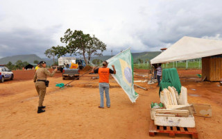 Forças de Segurança desmontam acampamento de manifestantes no QG do Exército