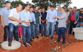 Comitiva do Governo durante agenda oficial em Araguaína 