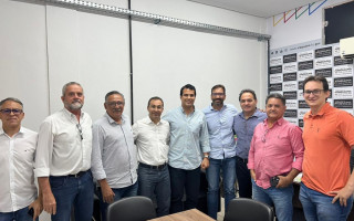 Irajá e Wagner na posse dos secretários 