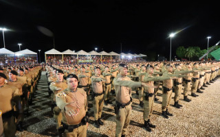 Formatura dos novos soldados da PMTO no último dia 19 de janeiro. 