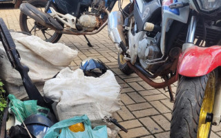 Motos roubadas foram recuperadas durante ação da Polícia Civil.