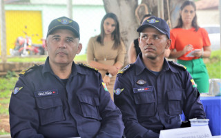 Renilson Teixeira Galvão e o subcomandante Márcio Odilon Fernandes