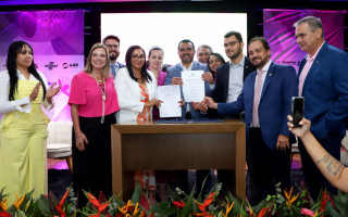 Governador Wanderlei no lançamento do projeto Todas Fortes: Empoderamento e Protagonismo da Mulher Tocantinense