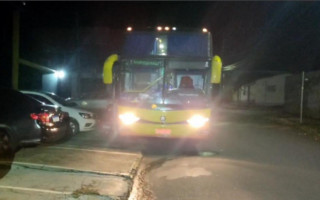Ônibus apreendido pela PRF em Araguaína 