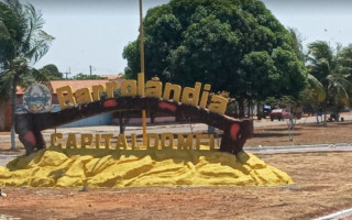 Entrada da cidade de Barrolândia 