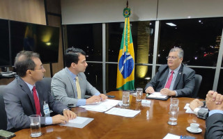 Prefeito Wagner esteve com o ministro Flávio Dino, que garantiu a liberação do recurso