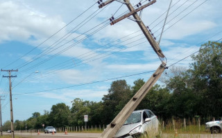 De janeiro a abril, foram registrados 114 abalroamentos de postes no Tocantins.