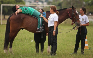 A equoterapia é reconhecida como prática terapêutica e método de reabilitação, voltada para pessoas com deficiência. 