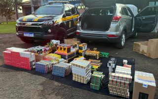 Mercadoria foi localizada no bagageiro do veículo