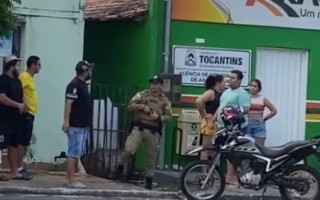 Caso ocorreu em frente à prefeitura de Aragominas.