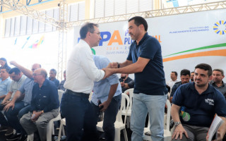 Prefeito Wagner Rodrigues e governador Wanderlei Barbosa 