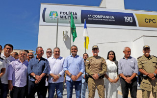 A 1ª CIPM em Luzimangues, distrito de Porto Nacional, foi inaugurada na manhã desta quarta-feira, 21, pelo governador Wanderlei Barbosa.