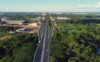 Maquete eletrônica do resultado da duplicação foi divulgado pela Ecovias Araguaia