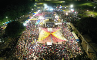Na edição deste ano, o festival trouxe a apresentação artística de três juninas, sem disputa de título. 