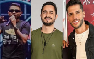 Evoney Fernandes, Hitalon Bastos e Fábio Neto.