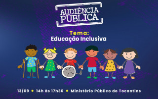 Audiência será realizada no auditório do MPTO, em Palmas.