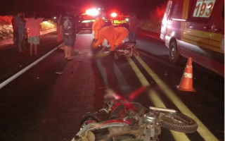 Acidente deixou três pessoas gravemente feridas.