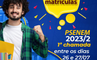 Matrícula ocorrerá nos dias 26 e 27 de julho.