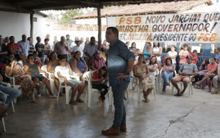 Presidente regional do PSB esteve no final de semana na região para cumprir agenda