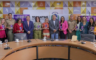 Evento de lançamento do aplicativo Salve Mulher; ferramenta que tem fortalecido o combate à violência contra a mulher.