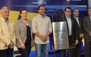 Governador Wanderlei Barbosa e Prefeita de Palmas, Cinthia Ribeiro, participaram do lançamento das obras. 