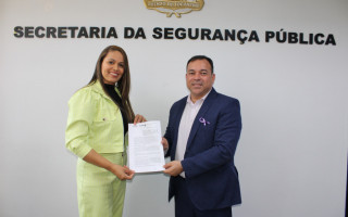 Secretário Wlademir ratifica ações da SSP em acordo de cooperação técnica.