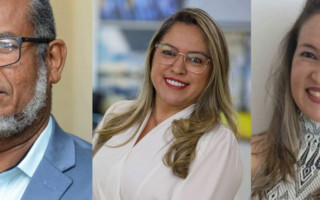 Secretários Edmilson, Fátima e Fernanda: exonerados após operação da PF. 