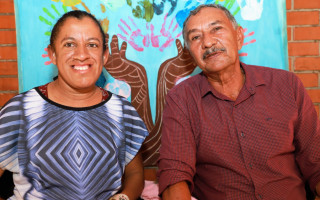 Raimundo Nonato e sua filha caçula Caroline Figueiredo.