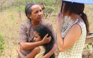 Mercês interpretou a personagem Dona Vicensa, no filme - O Barulho da Noite