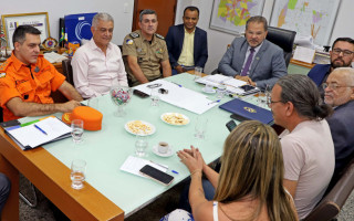 Secretários do Governo do Tocantins se reuniram no Palácio Araguaia, na tarde desta quinta-feira, 24, para o planejamento dos 35 anos do Estado;