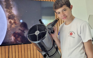 Conquistar a medalha de ouro foi muito significativa para a rotina de estudos do estudante Alexandre.