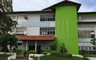 Fachada do Hospital Universitário da UFT em Araguaína